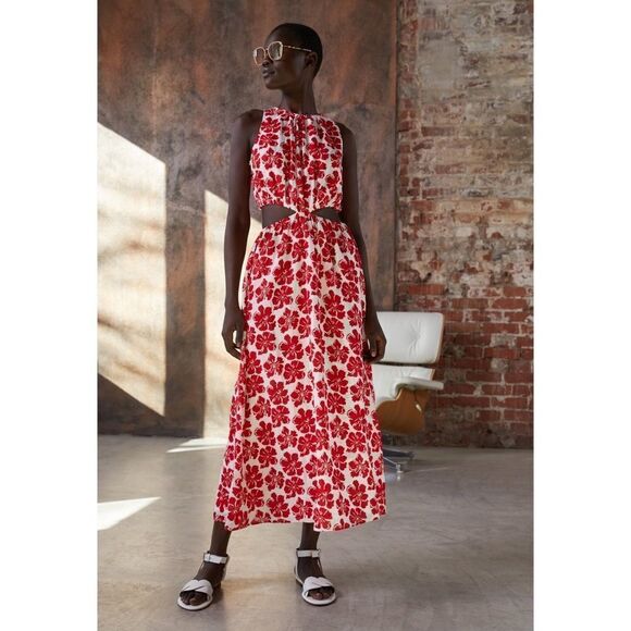 Faithfull the brand TRAPANI MAXI DRESS size US4 - Picture 1 of 12